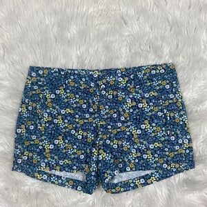 ANA Blue Floral Twill Short